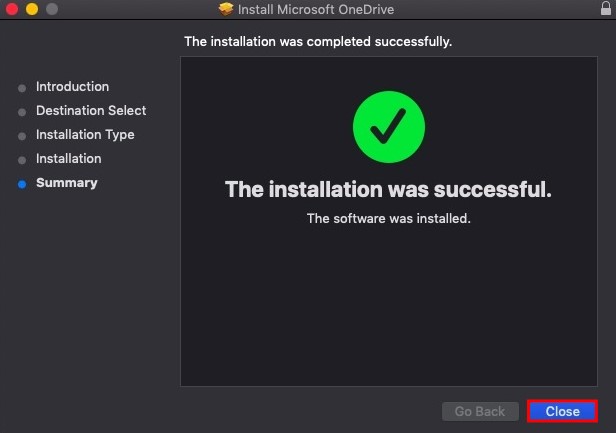 installing onedrive on mac